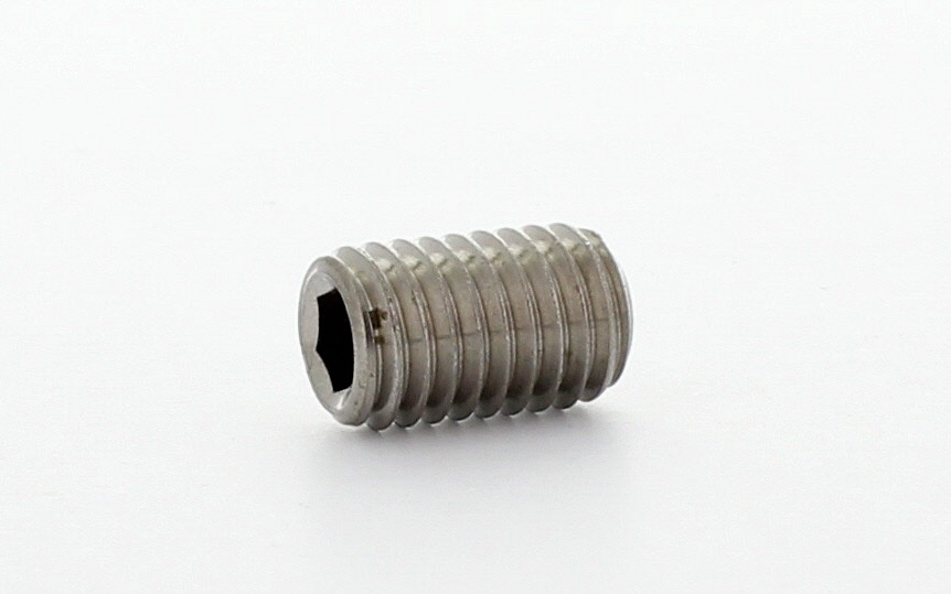 GJENGESTIFT MED FLAT ENDE OG INNV. SEKSKANT ISO 4026 SYREFAST A4